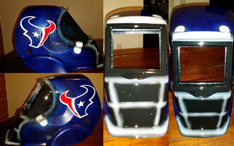 This helmet has been completely done by hand with a bristle brush in my living room. Zimmer DesignZ Custom Paint: custom hard hats and welding ...