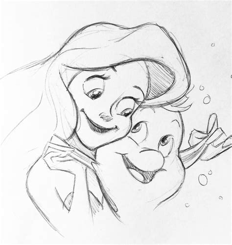 Us West Cooldisney Just A Little Sketch Of My Favorite Merm Today