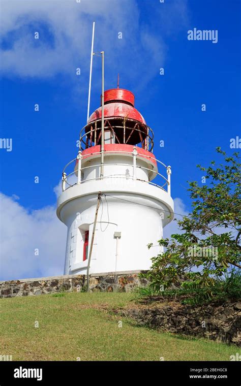 Vigie Lighthousecastriesst Luciacaribbean Stock Photo Alamy