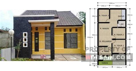 Desain Rumah 2 Kamar 1 Mushola Homecare24