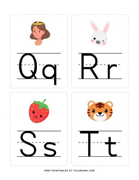 Fun Free And Engaging Alphabet Flash Cards For Preschoolers Tulamama