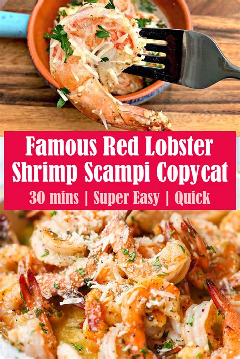 Shrimp is cooked in a buttery sauce that is infused with garlic. Famous Red Lobster Shrimp Scampi Copycat - Debstudio