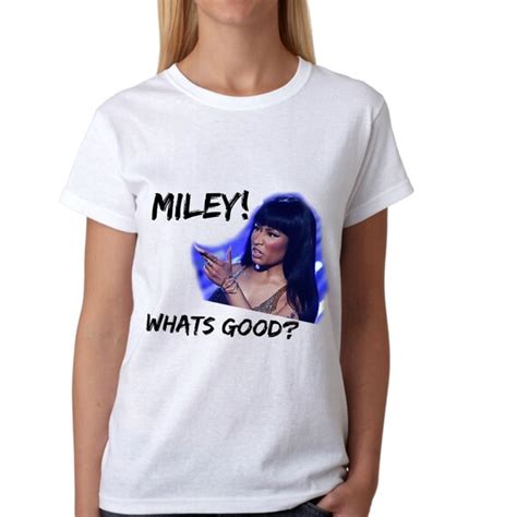 Miley Whats Good T Shirt With Nicki Minaj
