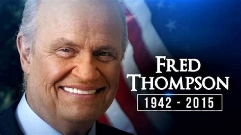 Former Us Senator And Actor Fred Thompson Dies At 73 Wlos