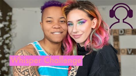 couples whisper challenge lgbtq lesbian vlog youtube