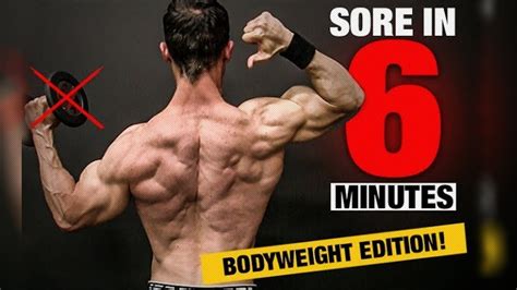 Watch Best Bodyweight Back Workout Sore In 6 Minutes Fitness Volt Bodybuilding And Fitness News