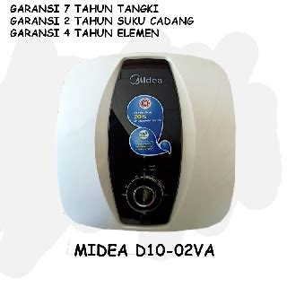 Water Heater Midea D10-02VA Black | Shopee Indonesia