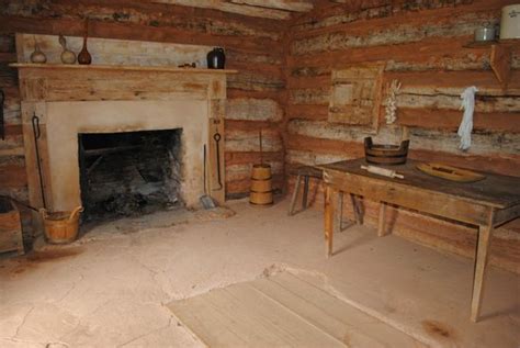 Interior Of Slave Cabin Picture Of Booker T Washington National