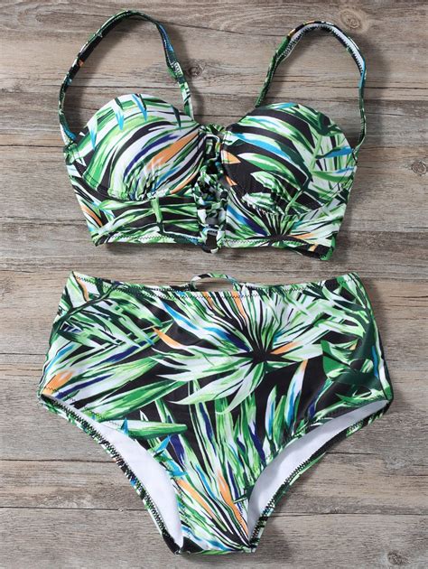 Pin By Melody Zagada On W A N T Print High Waist Bikini Set High