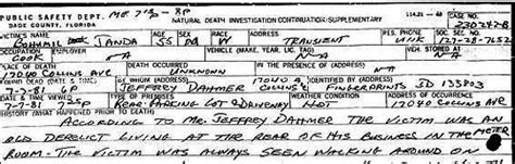 Jeffrey Dahmer Autopsy Report