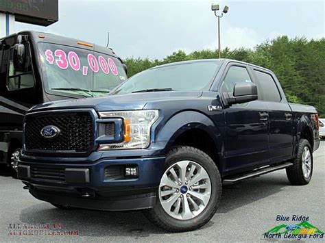 2018 Ford F150 Stx Supercrew 4x4 In Blue Jeans Photo 5 C85865 All