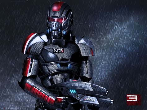 Mass Effect 3 Shepard Rain Edition Vol 2 By Redliner91 On Deviantart