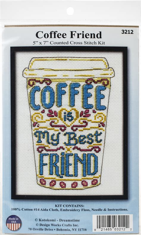 Design Works Counted Cross Stitch Kit X Coffee Count