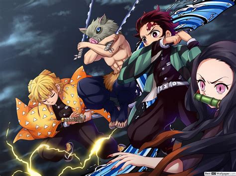 Ce n'est pas un simple générateur d'arrière plan classique mais un programme de gestion de fond d'écran animé spectaculaire. Démon Slayer: Kimetsu No Yaiba - Zenitsu Agatsuma, Inosuke Hashibira, Tanjiro Kamado & Nezuko ...