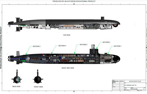 Virginia Class Submarine Engineering Design Technology New River
