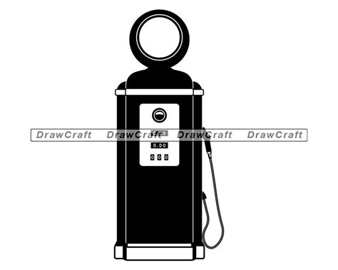 Retro Gas Pump 2 Svg Petroleum Svg Gas Pump Svg Gas Pump Etsy