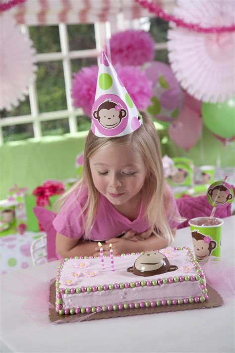 Pink Mod Monkey Party Theme Party Birthdayexpress First Birthday