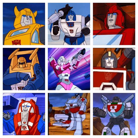 My Favorite Transformers G1 Autobots Characters By Catbotarts On Deviantart