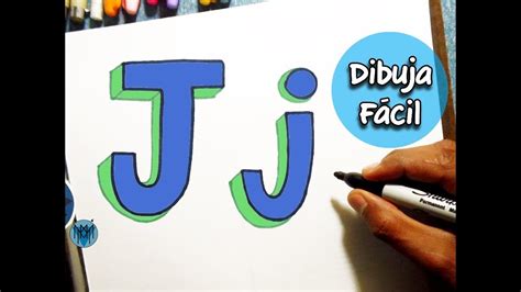 Cómo Dibujar La Letra J En 3d Dibustrador Art