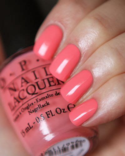 Opi Sorry Im Fizzy Today The Perfect Pinkcoral Coral Gel Nails
