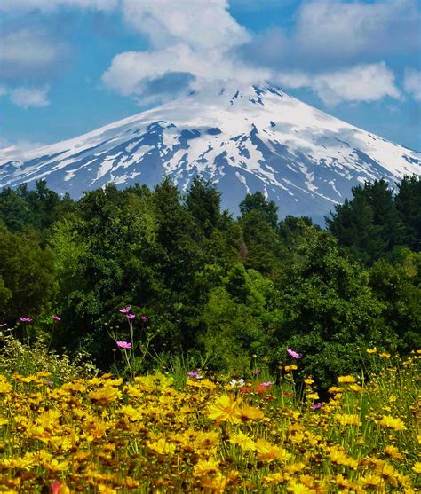 Chile, country situated along the western seaboard of south america. Villarrica volcano, Chile - | Amazing Places