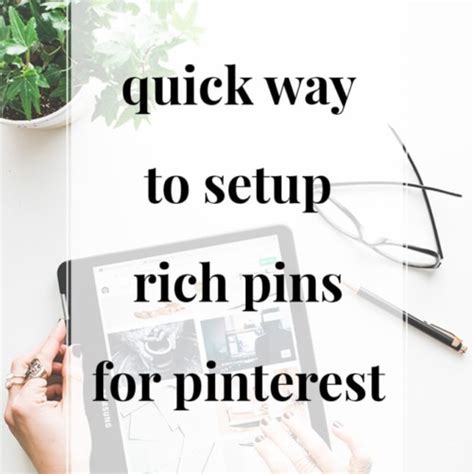 Quick Way To Set Up Rich Pins On Pinterest Jennifer Meyering