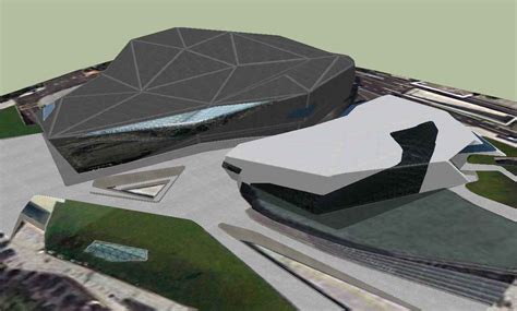 💎 Famous Architecture Projects Guangzhou Opera Sketchup 3d Model Zaha