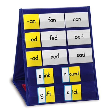Double Sided Tabletop Pocket Chart Ler2523 Learning Resources