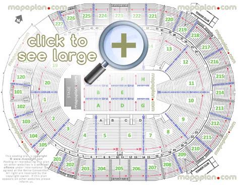 New T Mobile Arena Mgm Aeg Seat And Row Numbers Detailed Seating Chart