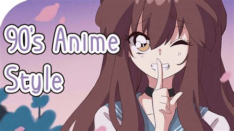 Probando Estilo Anime De Los 90 Speedpaint Youtube