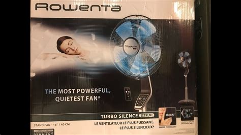The Most Quietest And Powerful Fan Rowenta How To Assemble A Pedestal