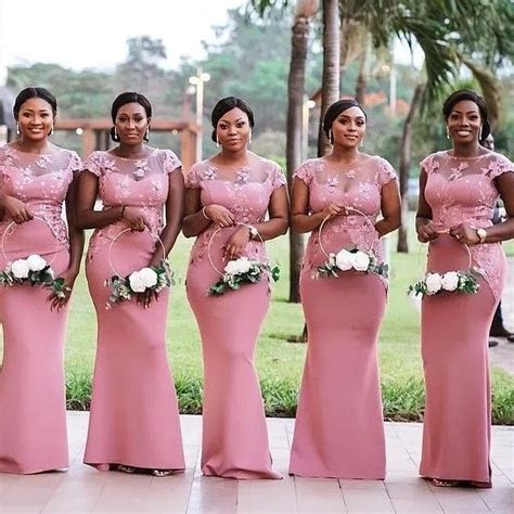 Blush Pink Bridesmaid Dress Mermaid Bridesmaid Dresses Girls Bridesmaid Dresses African