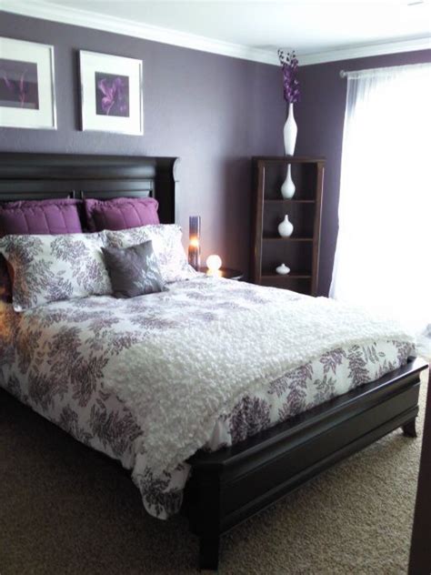 With purple, there are a lot of ideas that you can come up with, such as a simple bedroom with purple walls. 2bbe1de20373974bcc7b2d959332ccd2--bedroom-setup-bedroom ...