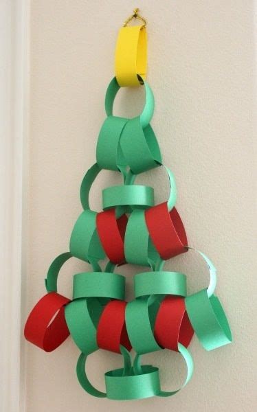 Paper Chain Xmas Tree Christmas Crafts Christmas Crafts Christmas