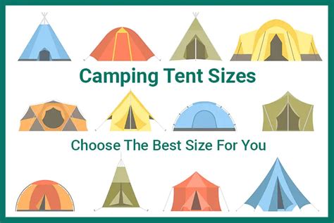 Camping Tent Sizes Choose The Best Size For You