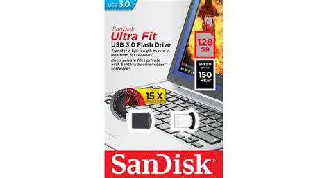 Sandisk Ultra Fit Cz43 128 Gb Sdcz43 128g Gam46 Solotodo