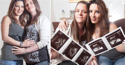 Lesbian Model And Her Wife Are Pregnant By Same Man At The Same Time Mirror Online