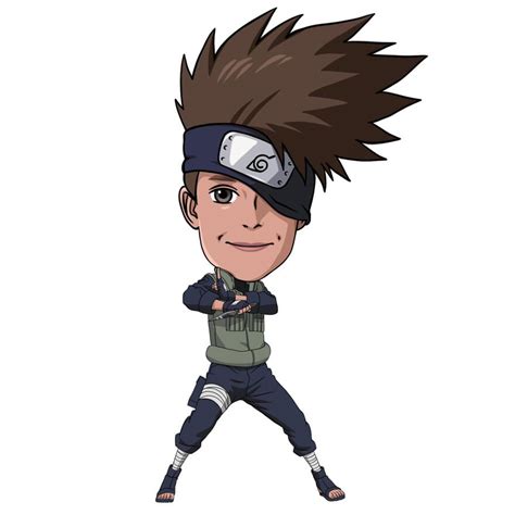 Head And Shoulders Kid Caricature From Photos In Naruto Anime Themed Style