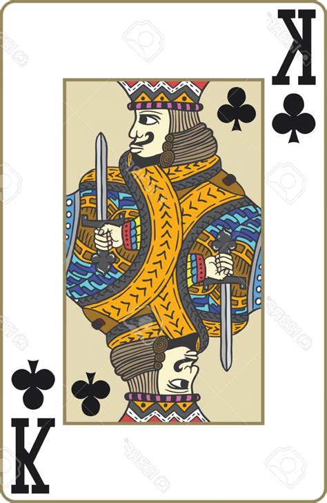 King Playing Card Vector At Collection Of King