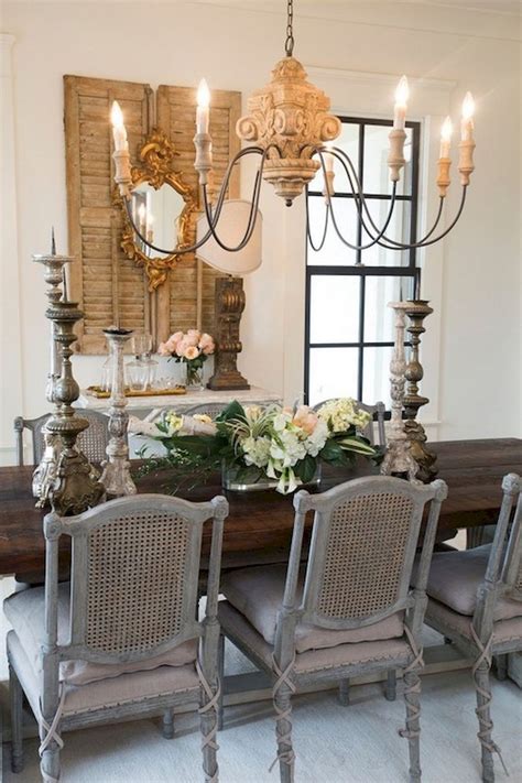 73 Awesome Vintage French Country Dining Room Design Ideas Page 24 Of 75