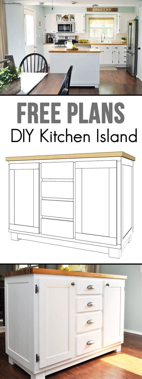 How To Build A Diy Kitchen Island Cherished Bliss New Decorating Ideas