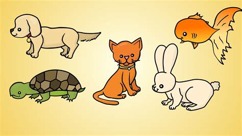 Pet Animals Drawing At Explore Collection Of Pet