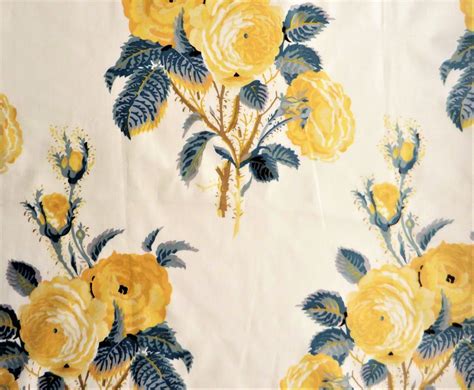 Laura Ashley Glazed Cotton Floral Fabric 47 X 80 1 Etsy Uk Floral