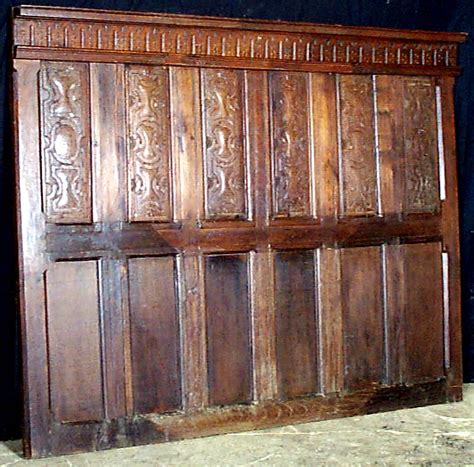 Antique Wood Panels Wainscot Woodwork Library Furniture Boiserie