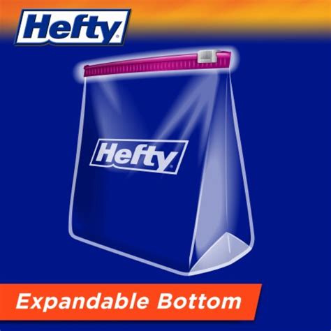 Hefty® Gallon Storage Slider Bags 15 Ct King Soopers
