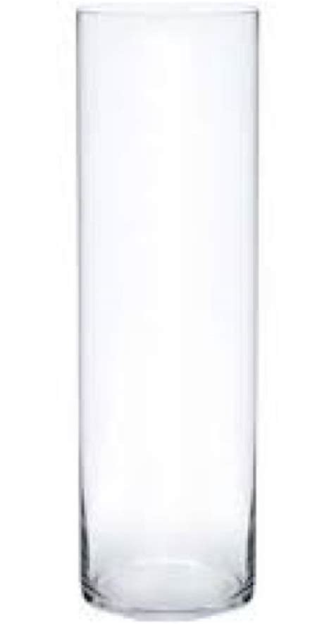 Vaso De Vidro Cilíndrico Tubo 120 X 25cm Decoração Parcelamento Sem