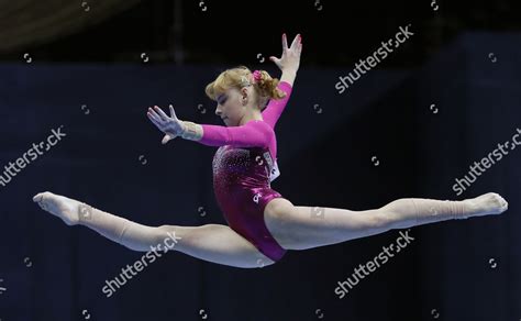 Anastasia Grishina Russia Competes On Balance Editorial Stock Photo
