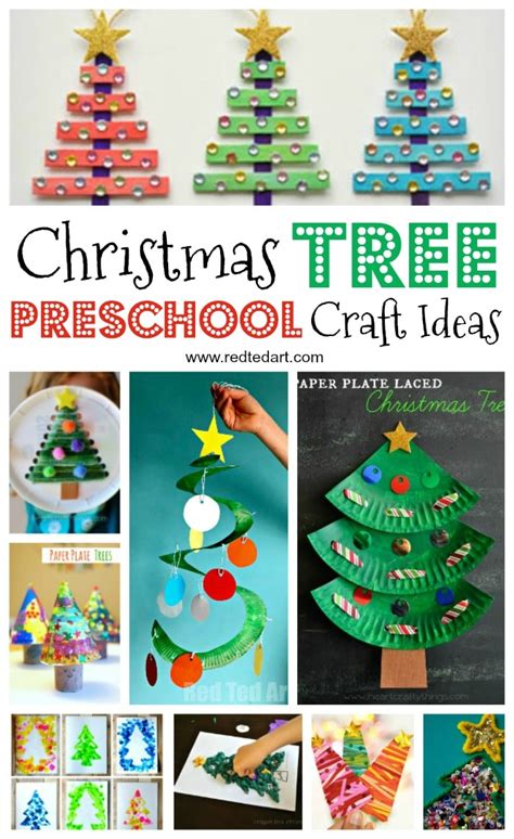 Easy Christmas Tree Crafts For Kids Marea Brava