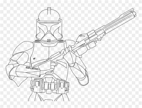 Clone Commander Coloring Pages