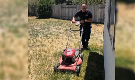 Unified Firefighters Finish Mowing Lawn For Patient After Medical Episode